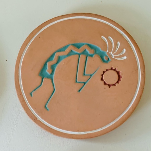 Pottery coasters - Picture 5 of 10